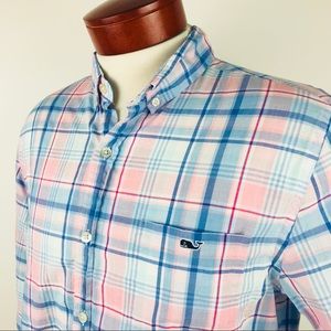 Vineyard Vines Slim Fit Tucker Plaid Button Up